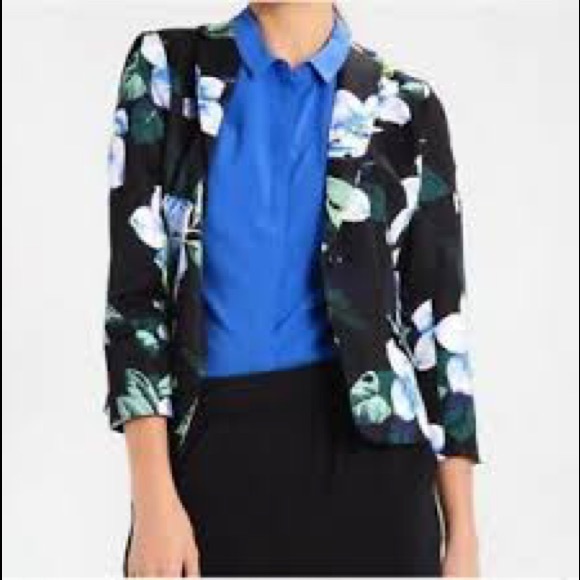 Banana Republic☀️Floral blazer - Picture 3 of 12